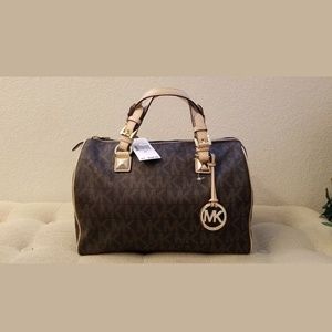 Michael Kors Women's Grayson Large Satchel Bag 